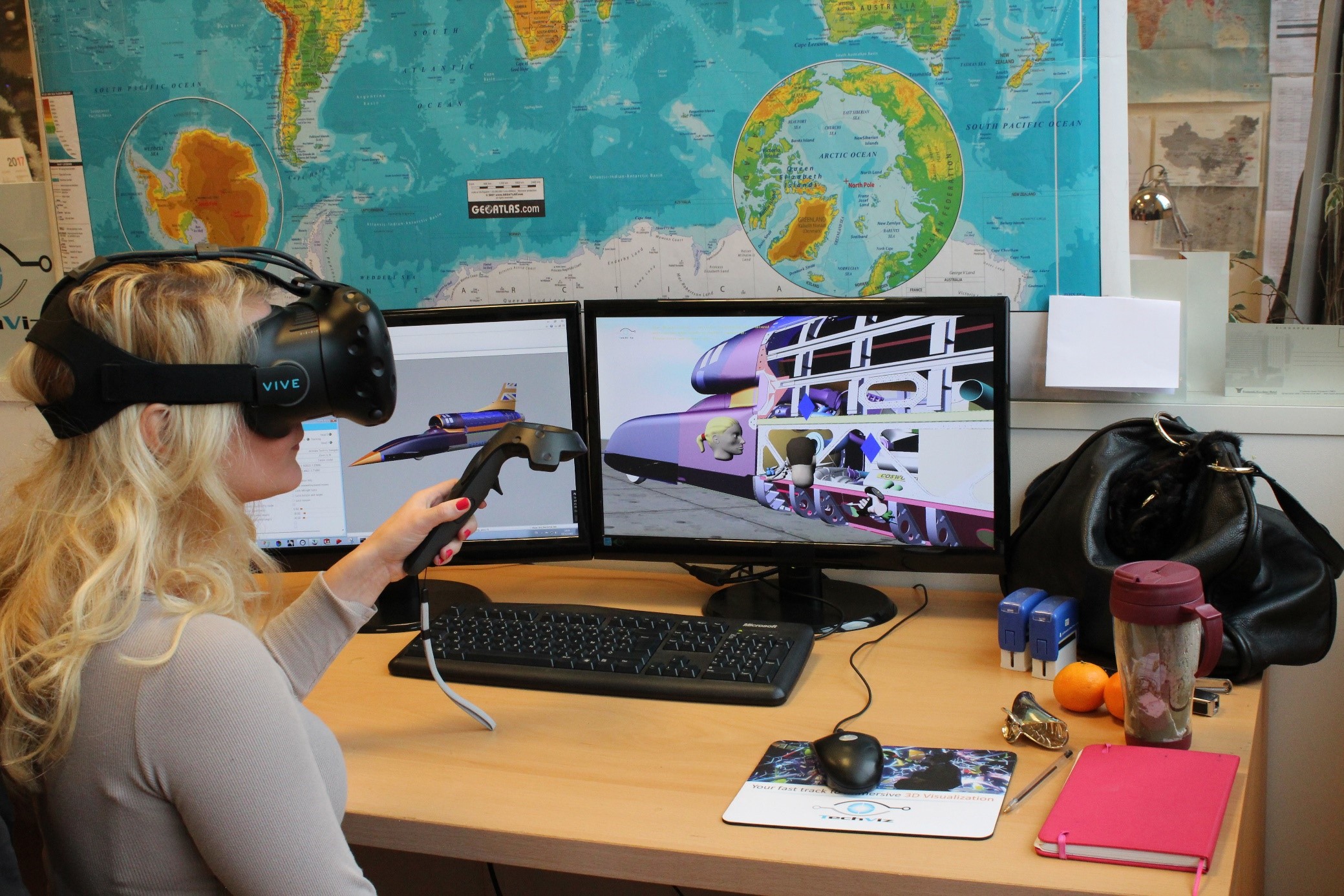 Collaborate in VR with Techviz software